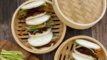 Αρωματικό χοιρινό μπέικον σε Bao Buns