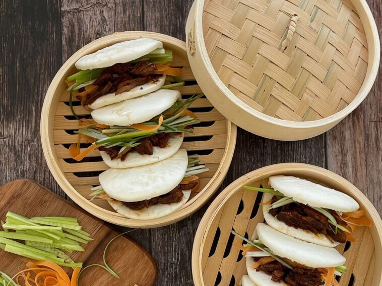 Αρωματικό χοιρινό μπέικον σε Bao Buns