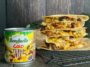 Quesadillas με κοτόπουλο, καλαμπόκι και κόκκινα φασόλια