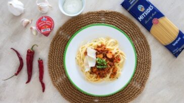 Μαροκινό και spicy σπαγγέτι μπολονέζ