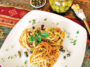 Tagliatellini με σολομό & αντζούγιες
