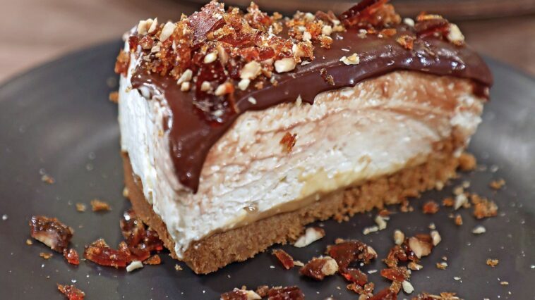 Cheesecake με καραμελωμένο ζαχαρούχο γάλα