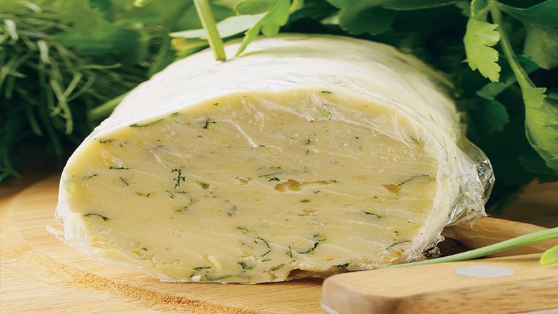 Αρωματικό βούτυρο με  φρέσκα μυρωδικά και ξύσμα εσπεριδοειδών
