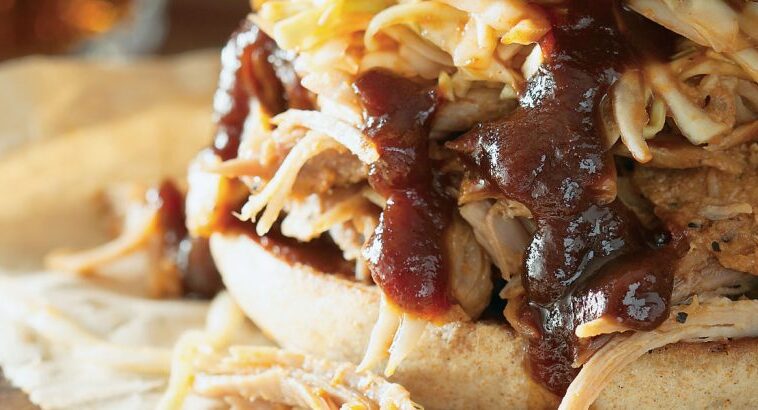 Pulled pork μπέργκερ