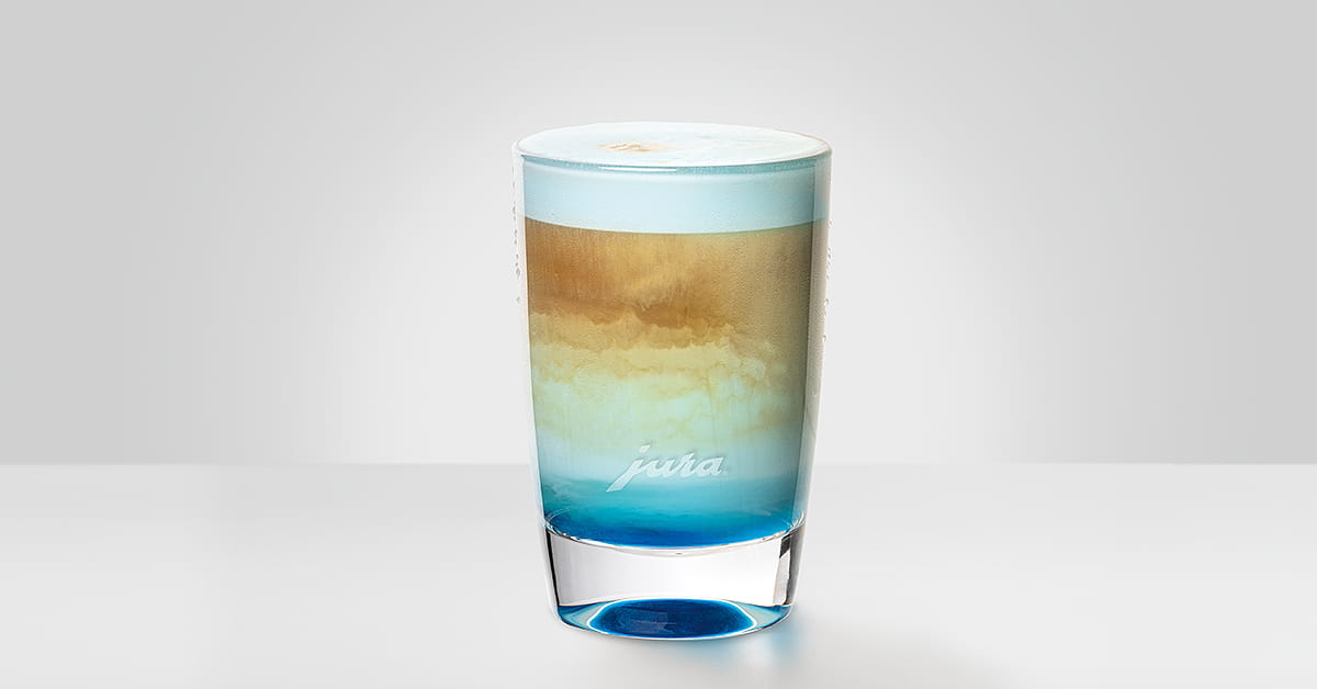 Cold Sweet Blue Latte