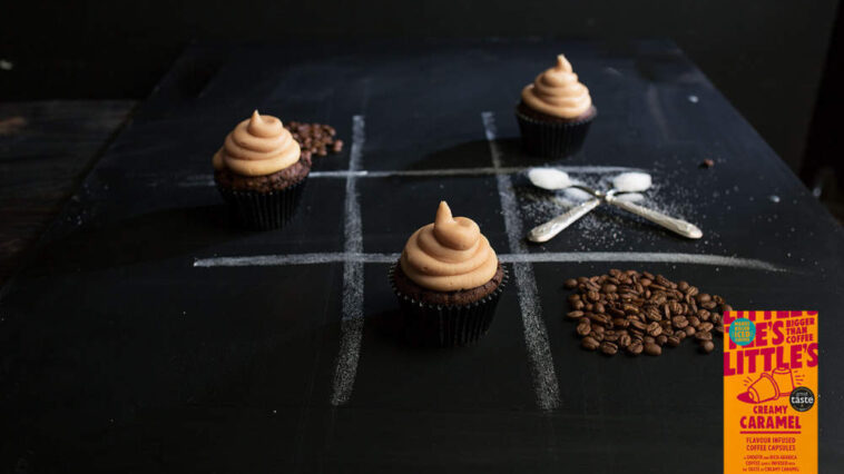 Cupcakes με βουτυρόκρεμα καφέ