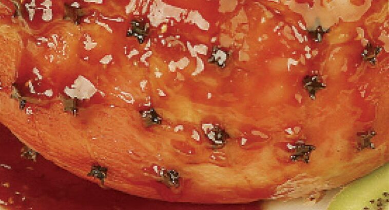 Gammon με γλάσο πορτοκάλι