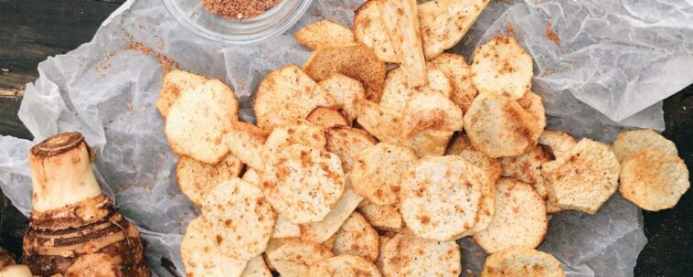 Πικάντικα chips από κολοκάσι