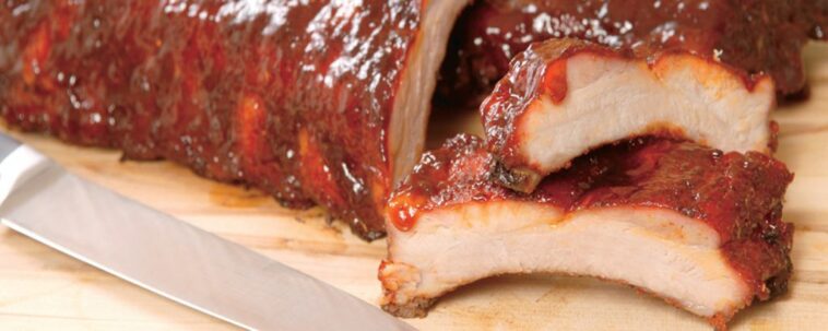 Spare Ribs  με σάλτσα μπάρμπεκιου