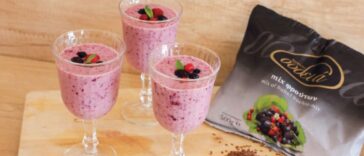 Smoothie με κόκκινα φρούτα