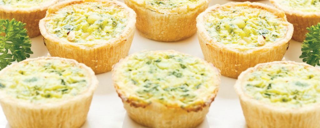 Μίνι quiches Lorraine