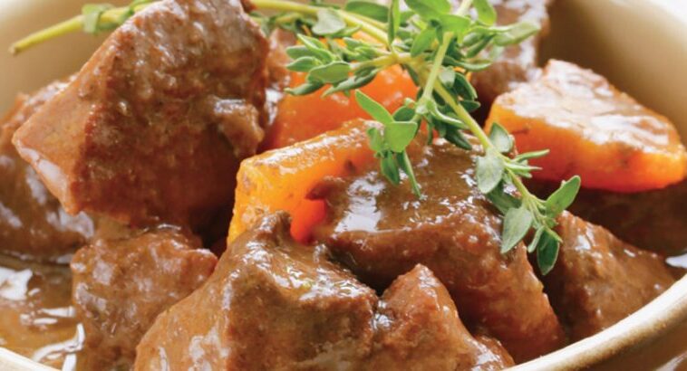 Βοδινό με μπίρα (Carbonnade)