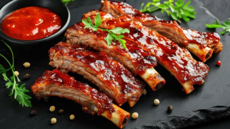 Αμερικανικά BBQ ribs