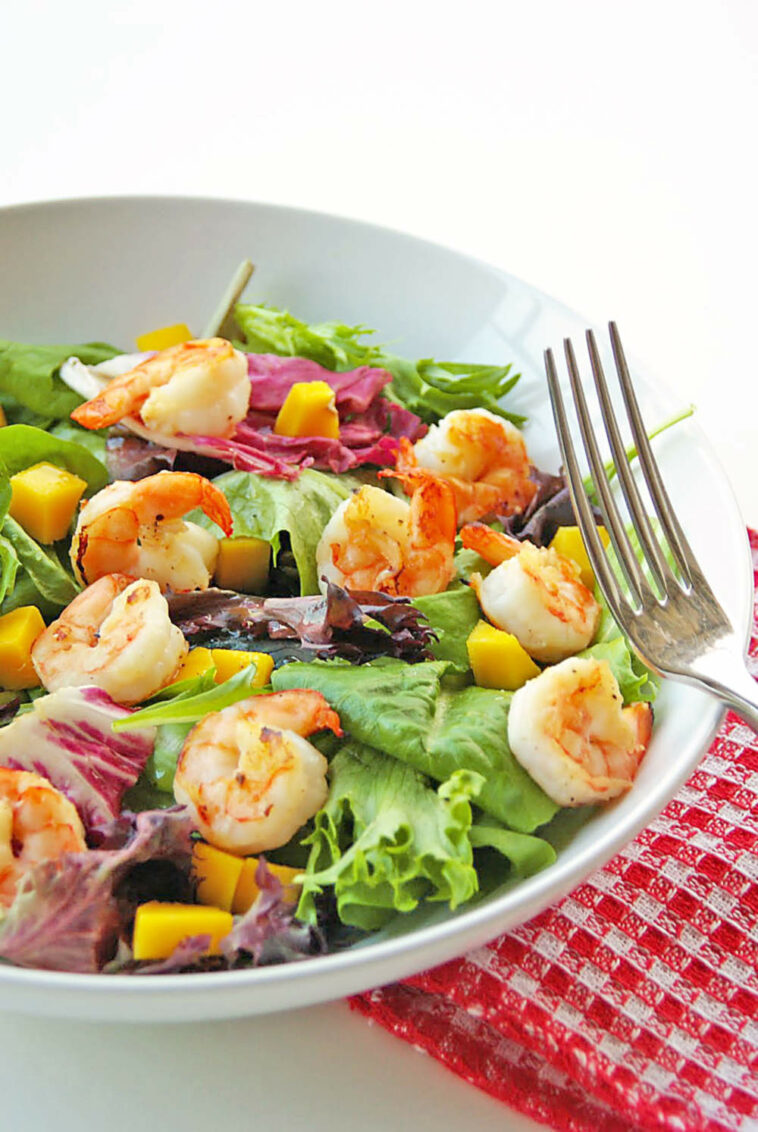 Salata Me Mango Kai Garides