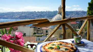 Pizza Place Overlooking Naples City